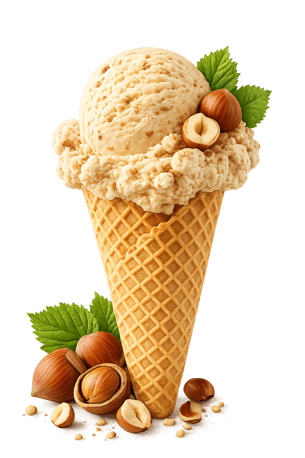 Haselnuss Eis