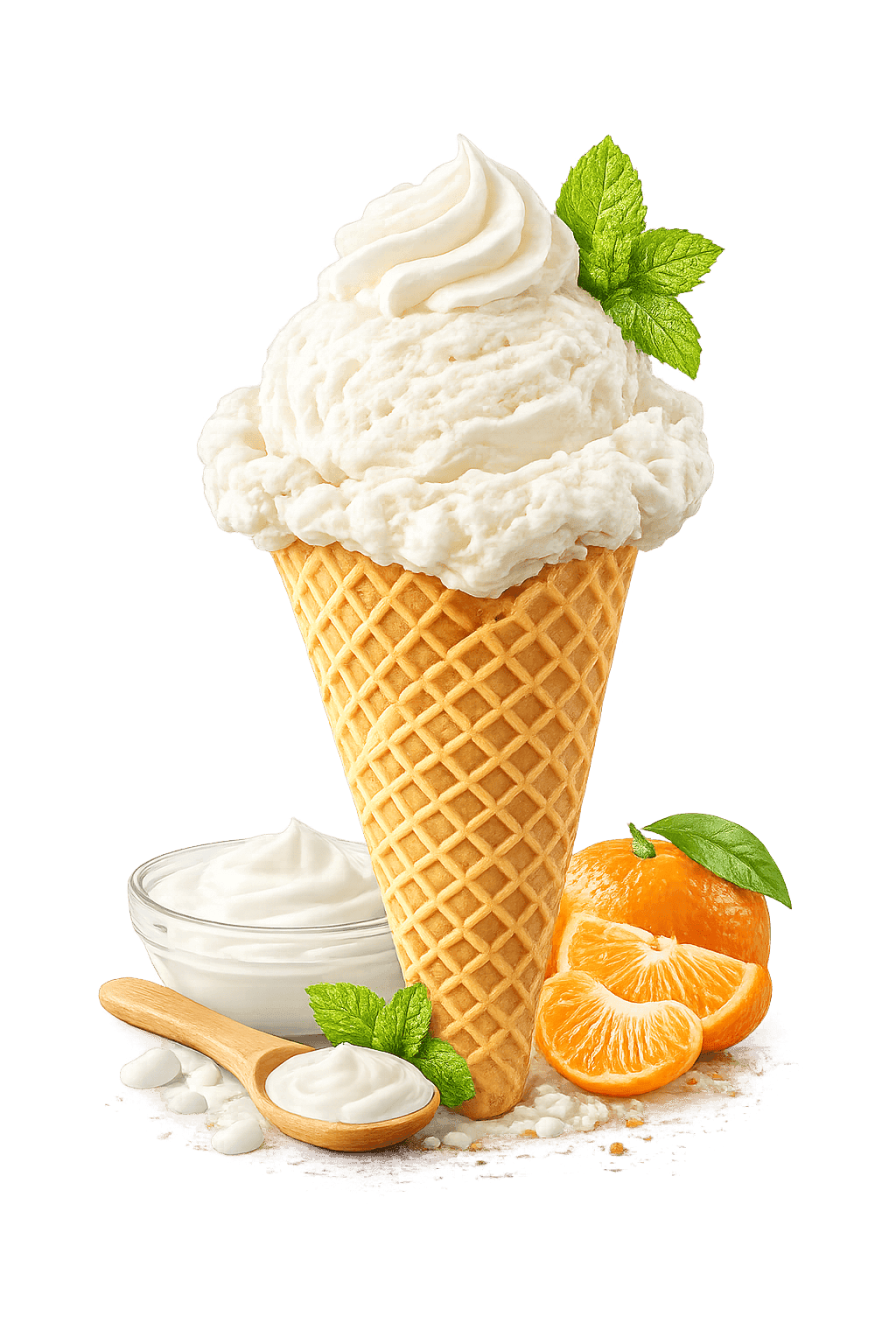 Joghurt-Mandarine Eis
