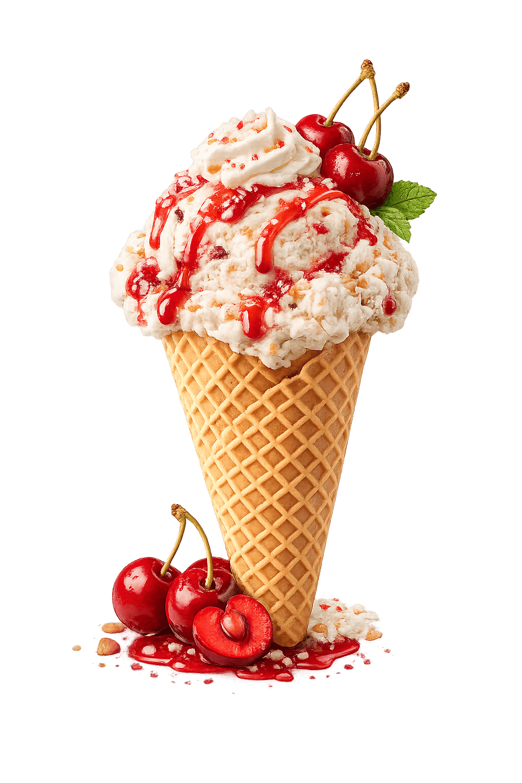Sahne-Kirsch Eis